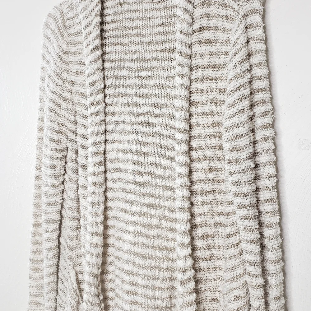 Anthropologie Moth Sparkle Knit Hooded Cardigan Size Medium